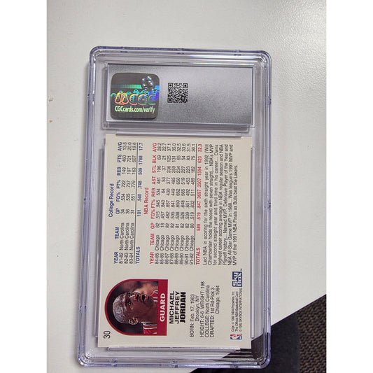 1992-93 NBA Hoops - Michael Jordan #30 PSA 9 MINT