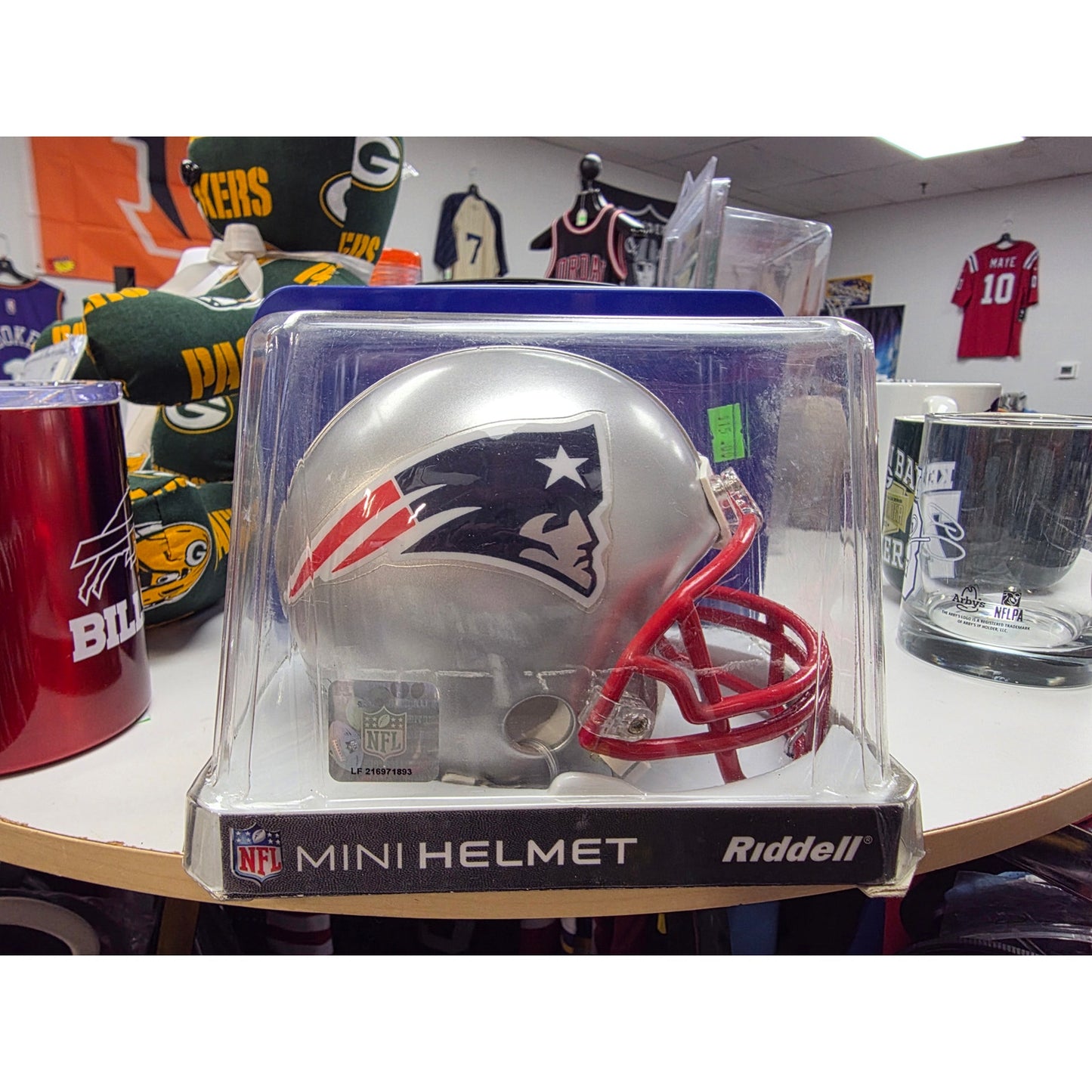 Patriots Riddell Mini Helmet