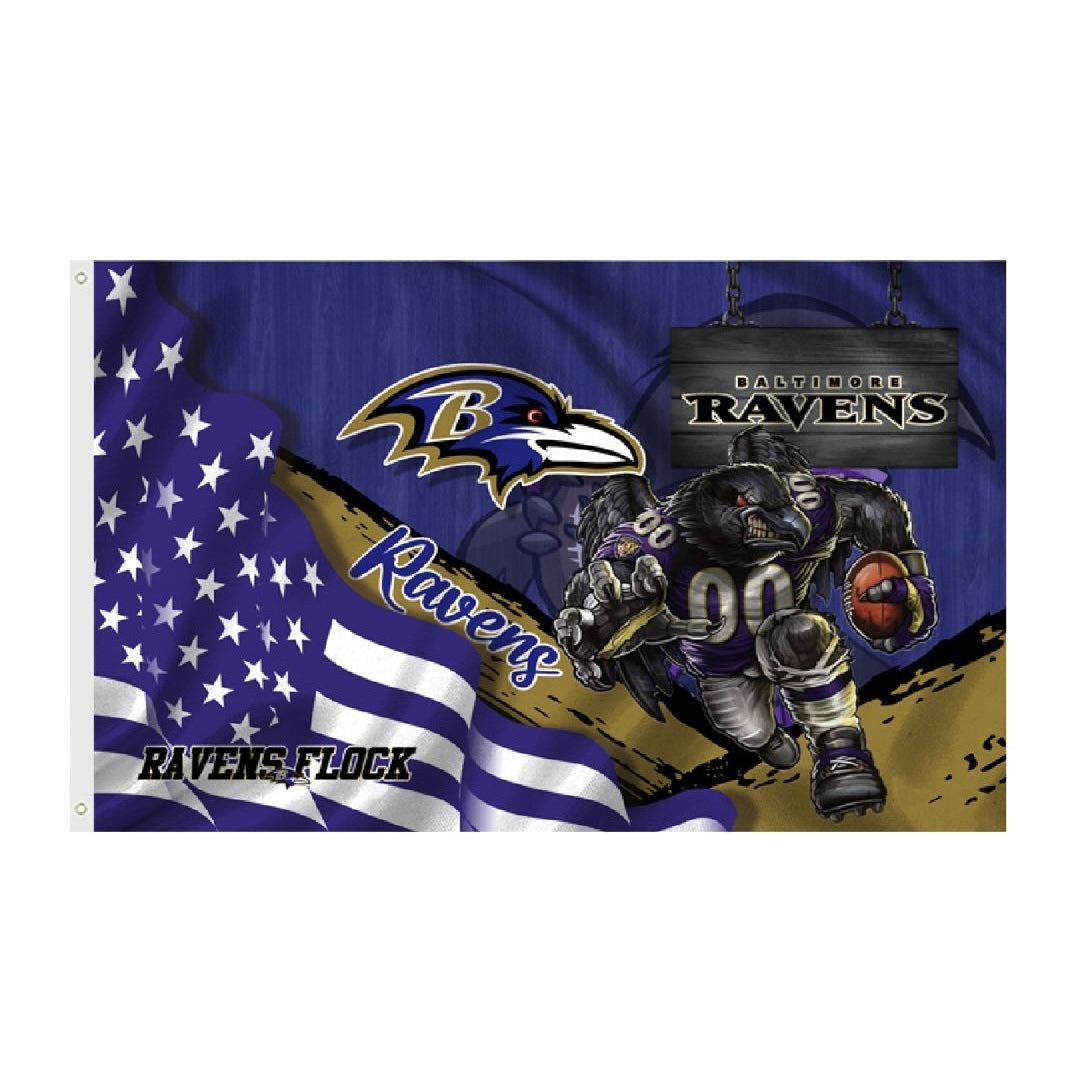 Baltimore Ravens Sports NFL Flag