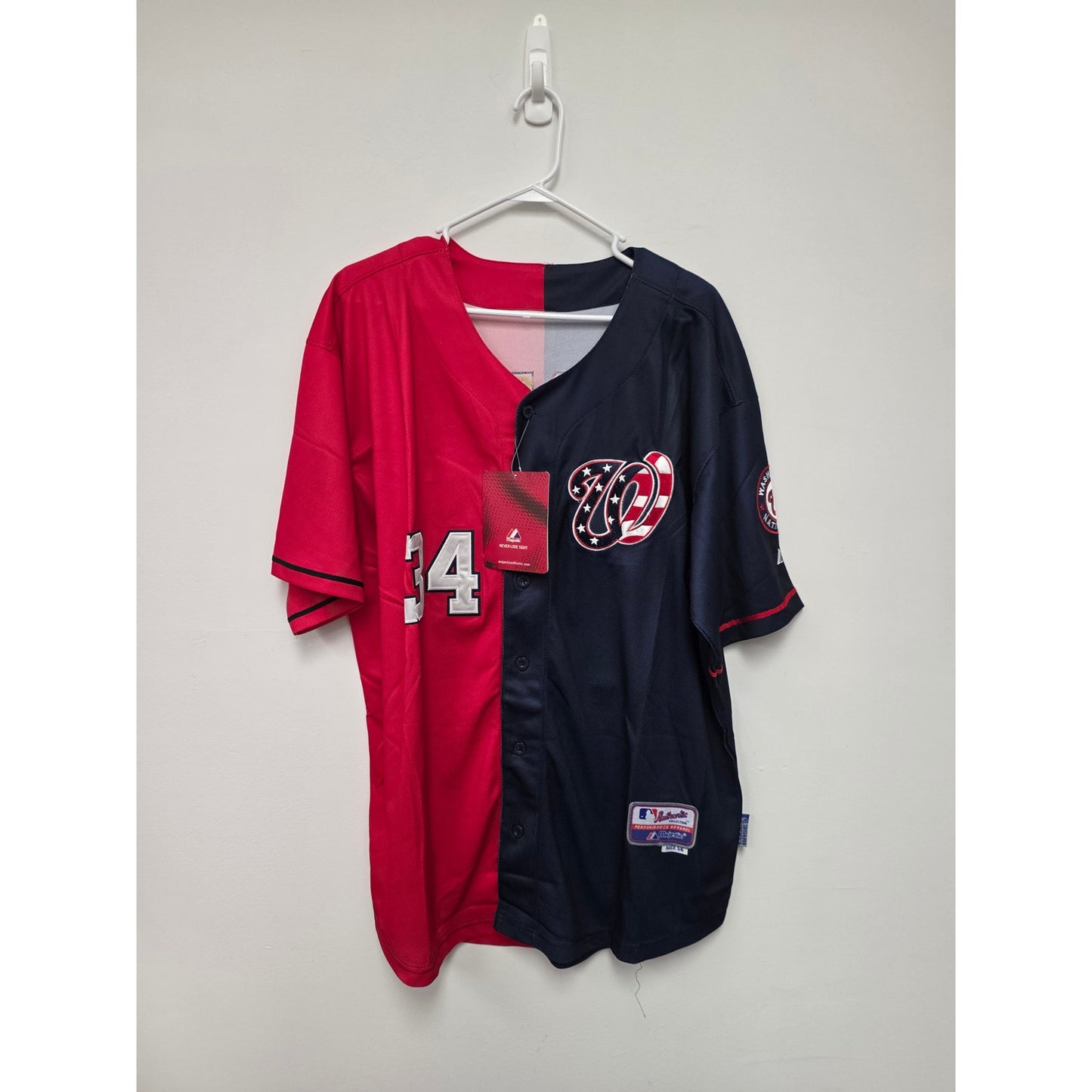 #34 Baseball Jersey NWT Mens 3XL