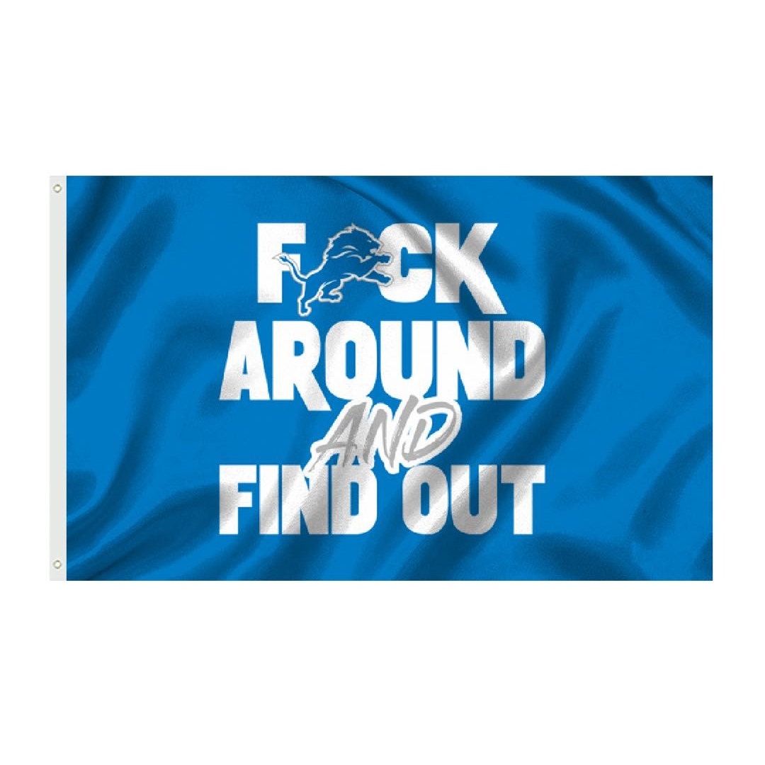 Detroit Lions Sports NFL Flag