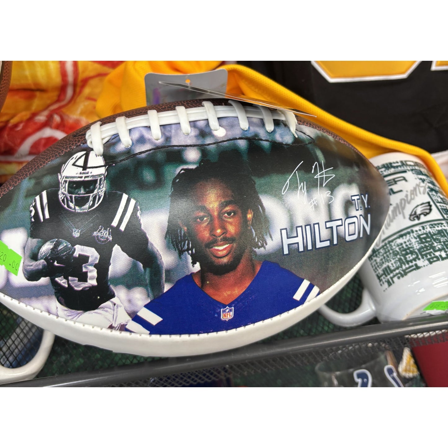Colts Tyler Hilton Commemorative Leather New Football