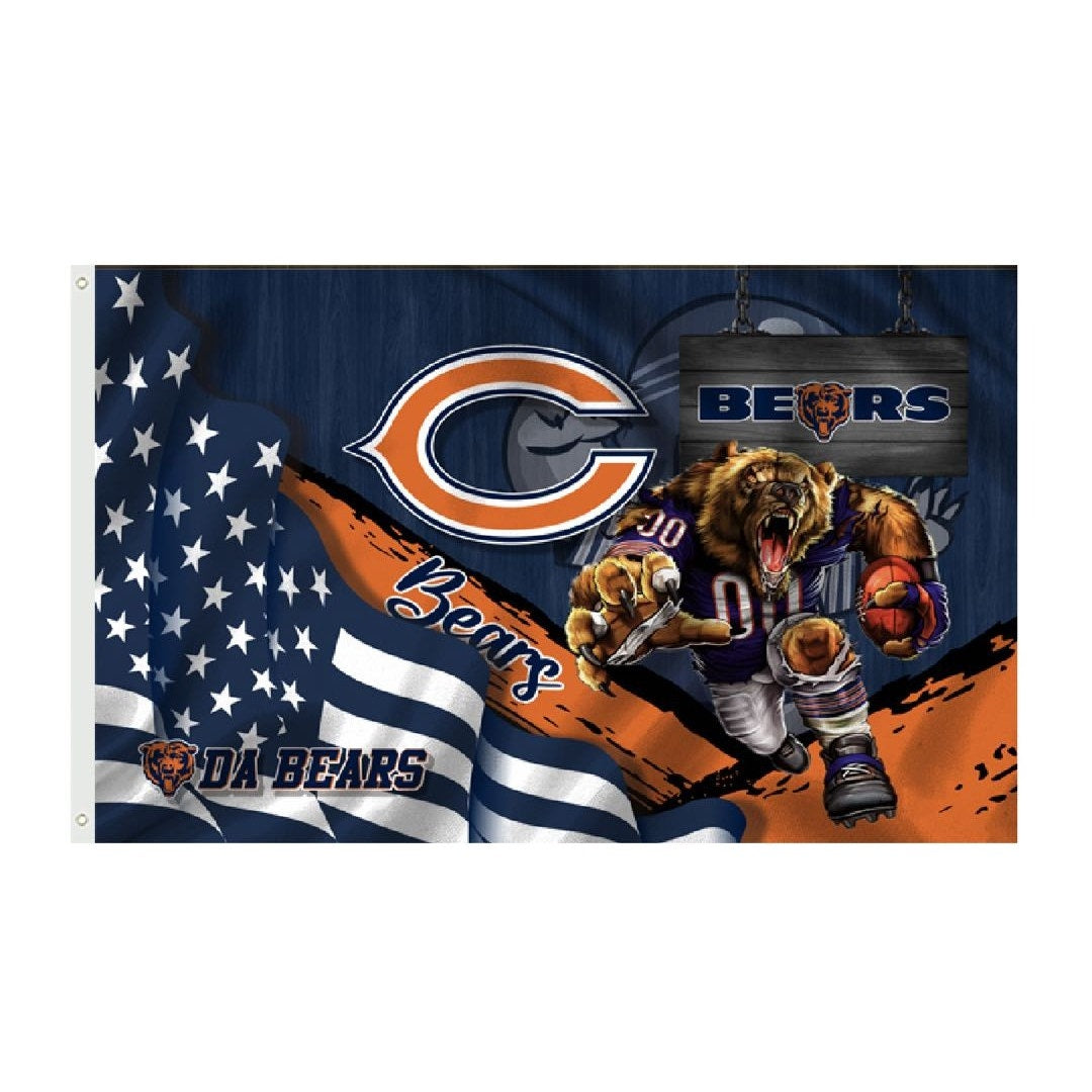 Chicago Bears Sports NFL Flag