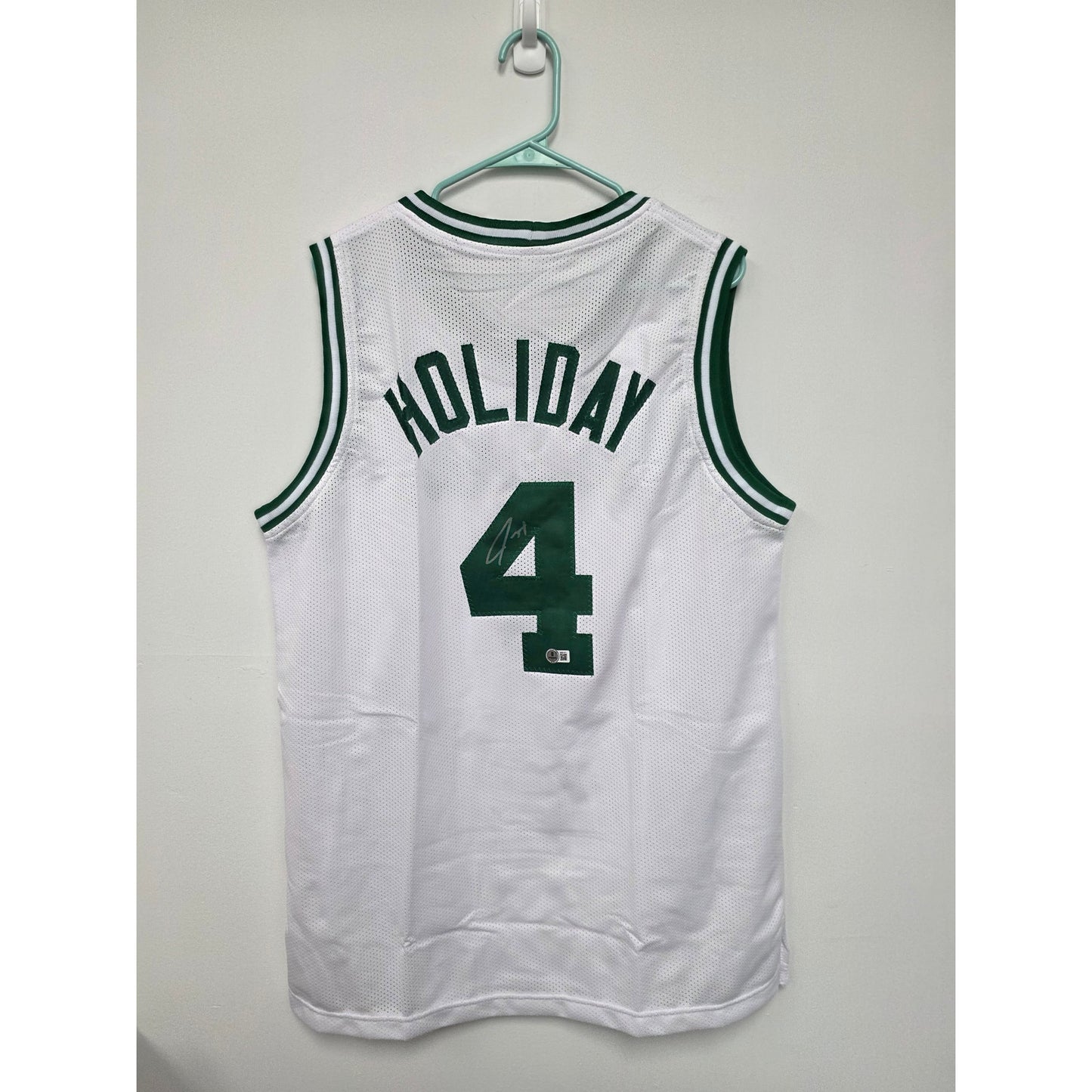Autographed Jrue Holiday Celtics Jersey w/COA XL