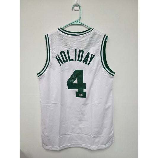 Autographed Jrue Holiday Celtics Jersey w/COA XL