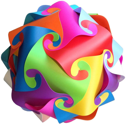 Large Colorful Puzzle Lamp