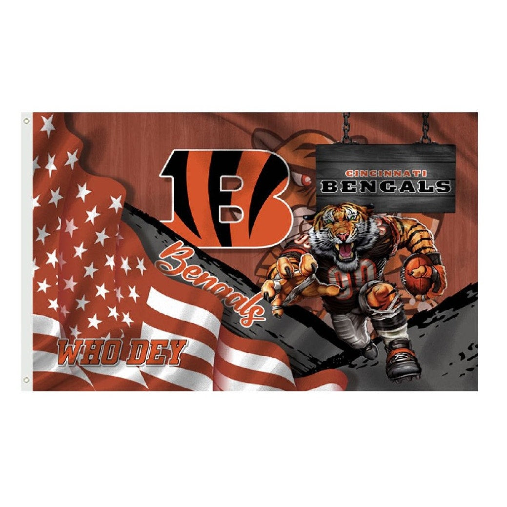 Cincinnati Bengals Sports NFL Flag