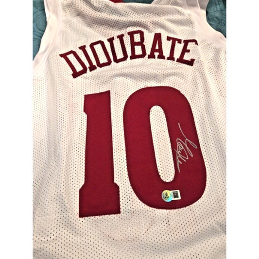 Mouhamed Dioubate Signed Alabama Tide Custom Basketball Jersey XL Beckett COA