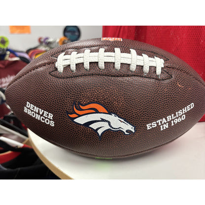Broncos Commemorative USED Leather Football