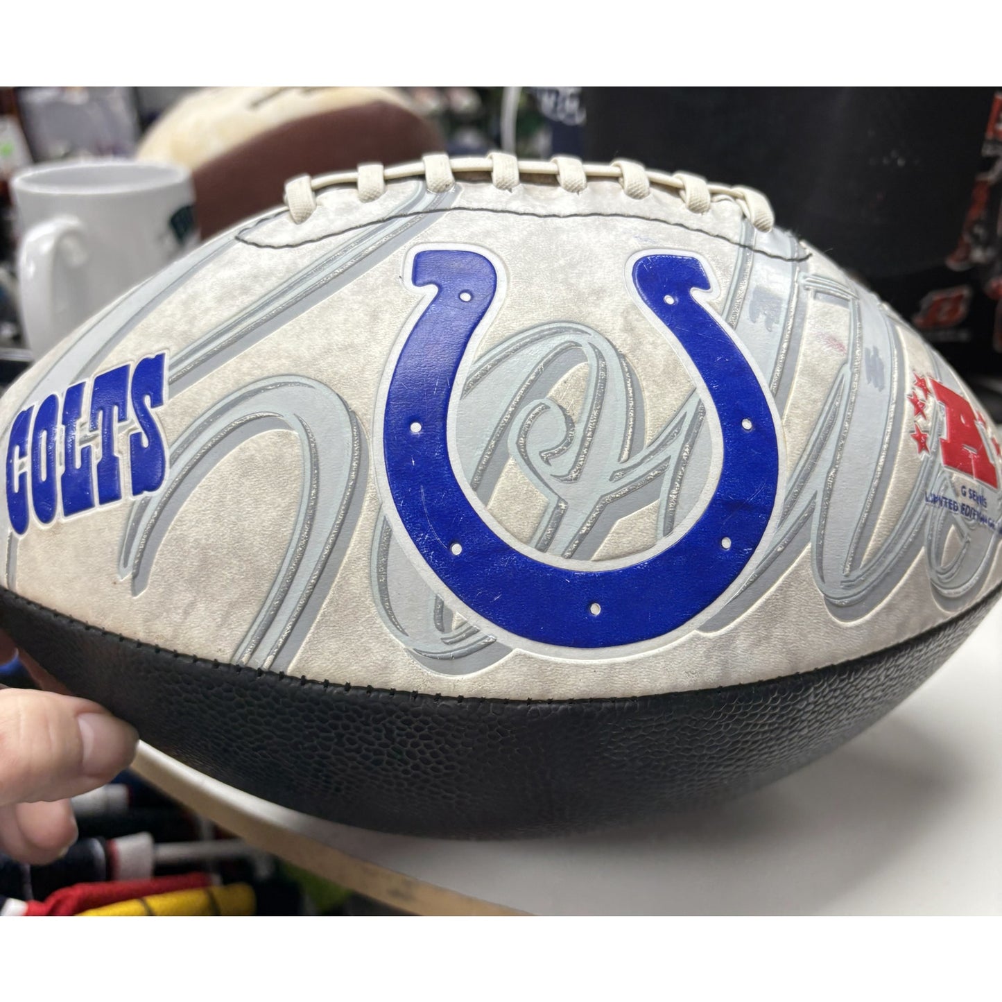 Colts Commemorative USED Leather Football