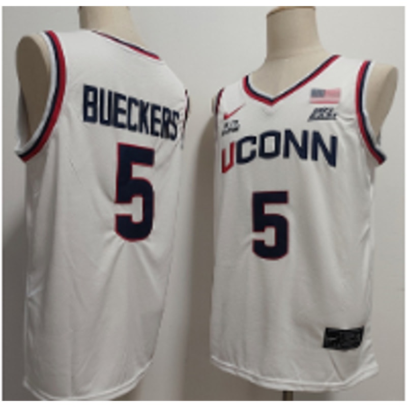 #5 College Basketball Jersey NWT Mens L - Stitched