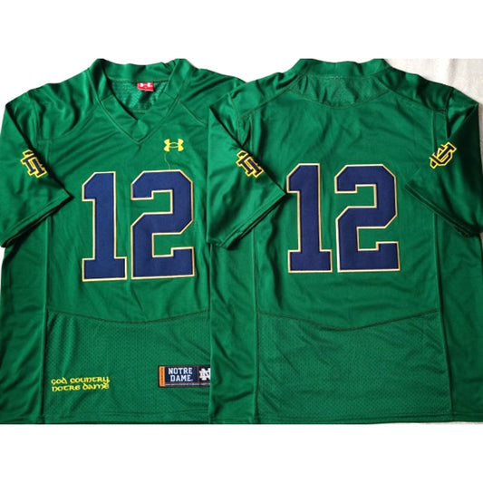 #12 College Football Jersey NWT Mens L-Stitched