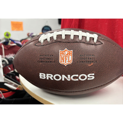 Broncos Commemorative USED Leather Football