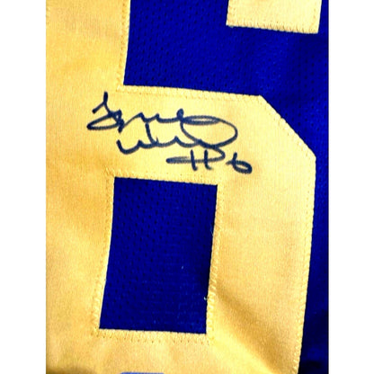 Autographed Tyrone Wheatley College Jersey w/Beckett COA XL