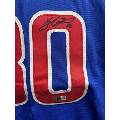 Autographed Kyle Tucker Colts Jersey w/ COA XL