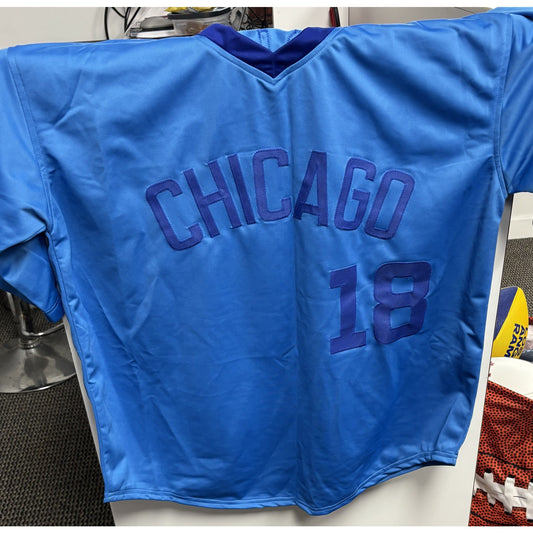Autographed Bill Madlock Cubs Jersey w/ COA XL