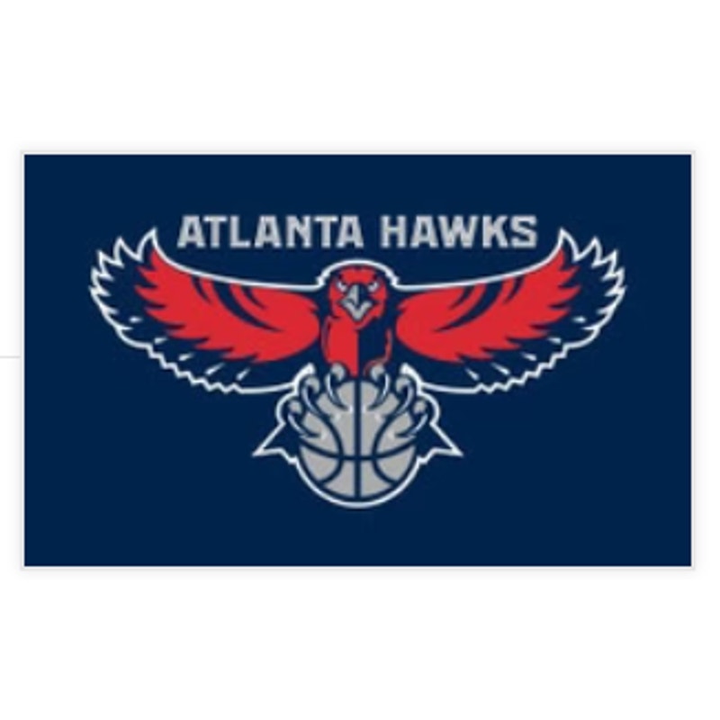 Atlanta Hawks NBA Flag