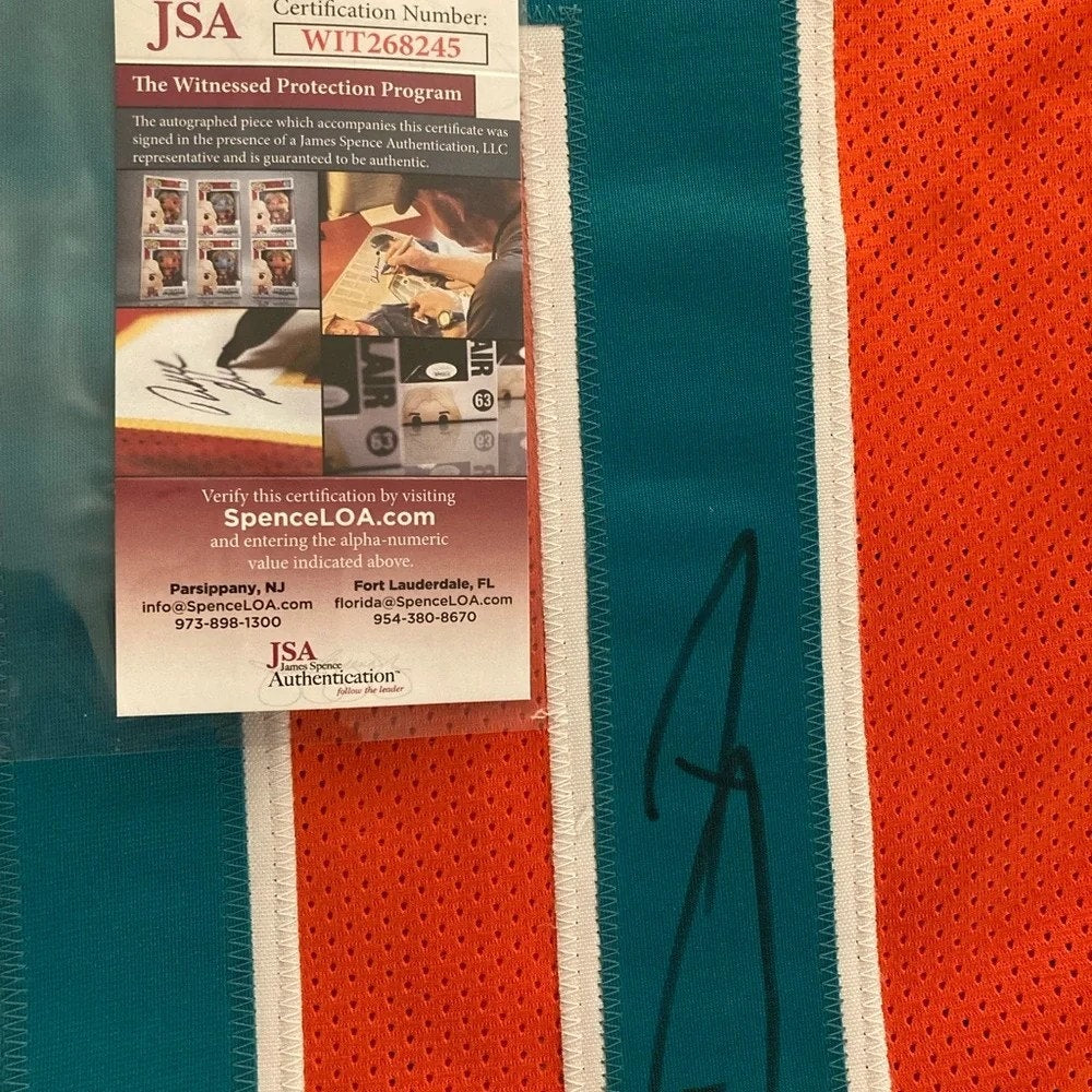 Autographed DeVante Parker Dolphins Jersey w/COA XL