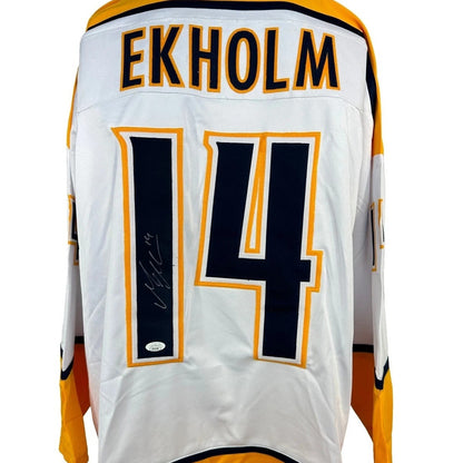 Autographed Mattias Ekholm Predators Jersey w/COA XL