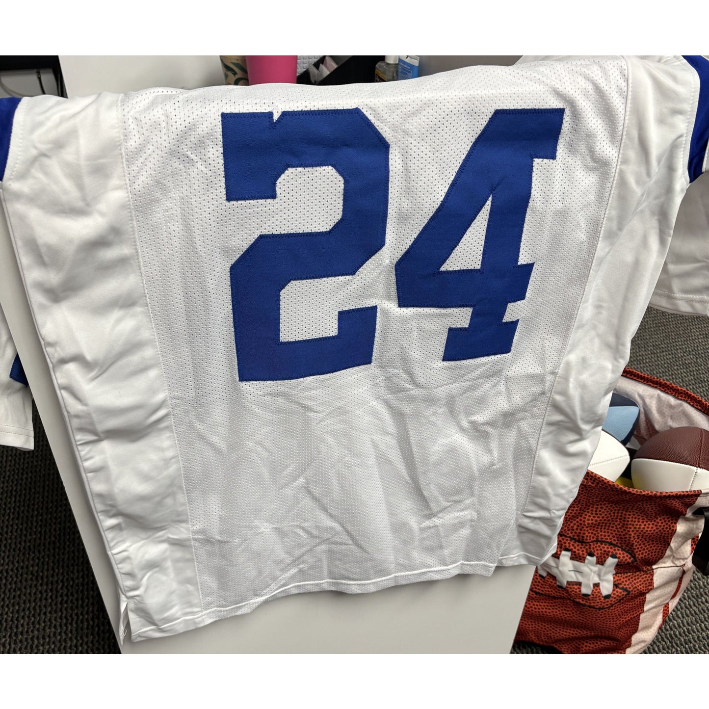 Autographed Lenny Moore Colts Jersey w/COA XL