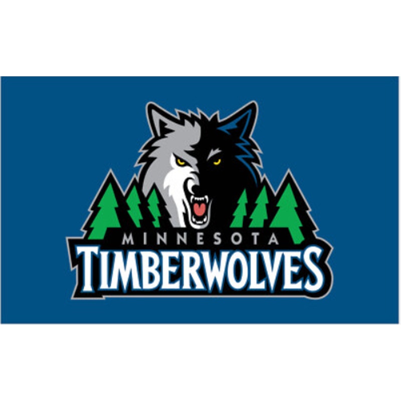 Minnesota Timberwolves NBA Flag