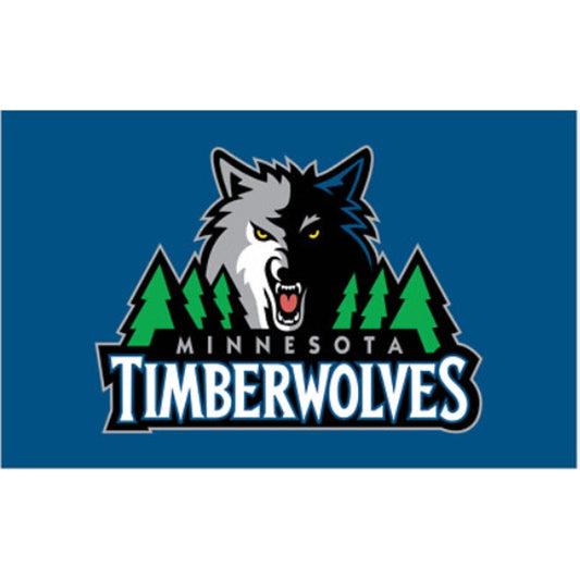 Minnesota Timberwolves NBA Flag