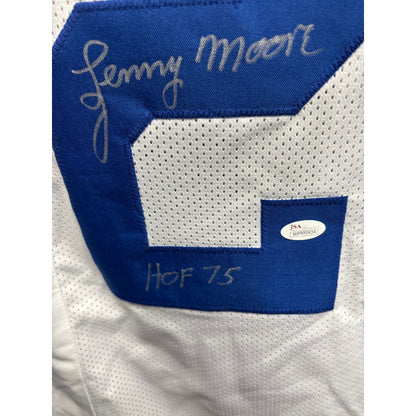 Autographed Lenny Moore Colts Jersey w/COA XL