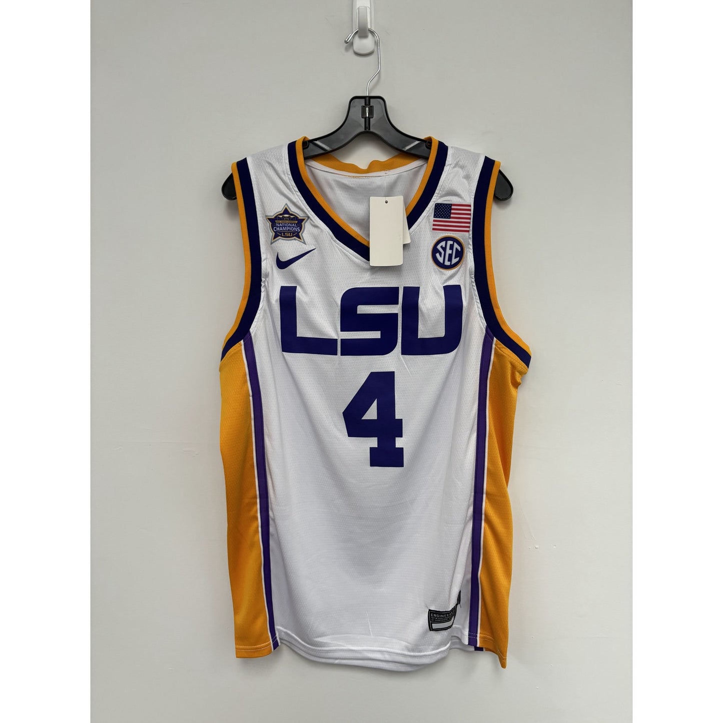 #4 College Basketball Jersey NWT Womens L