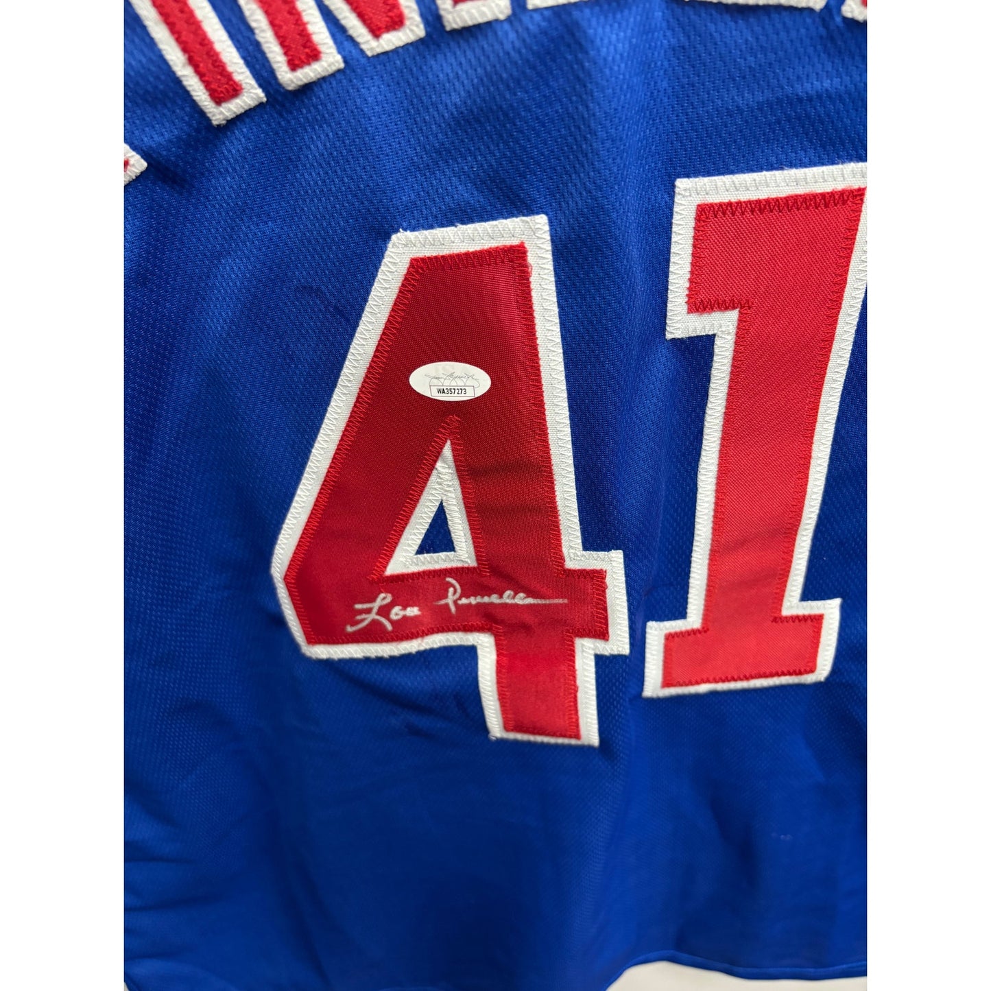 Autographed Lou Piniella Cubs Jersey w/COA XL