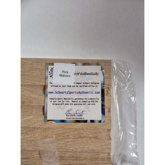 Autographed Rick Mahorn Floor Pcs w/COA
