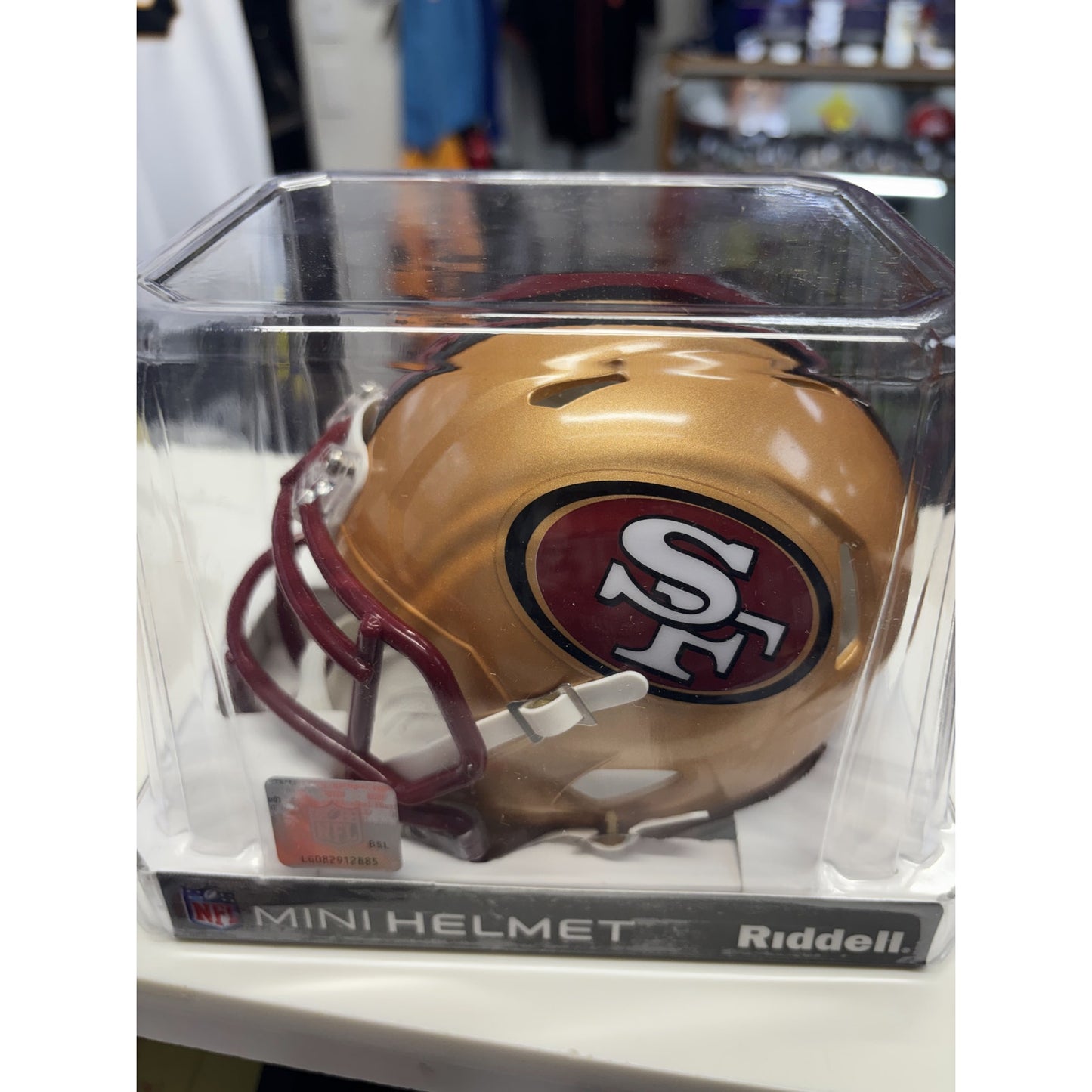 Frank Gore 49ers Signed Mini Helmet