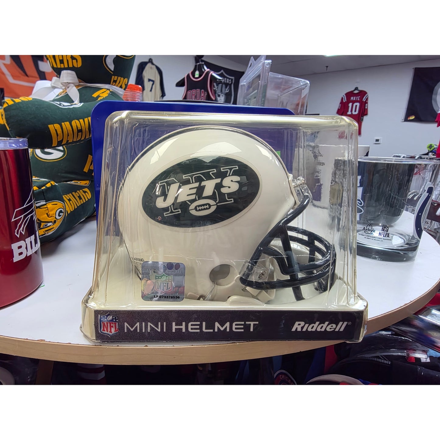 Jets Riddell Mini Helmet