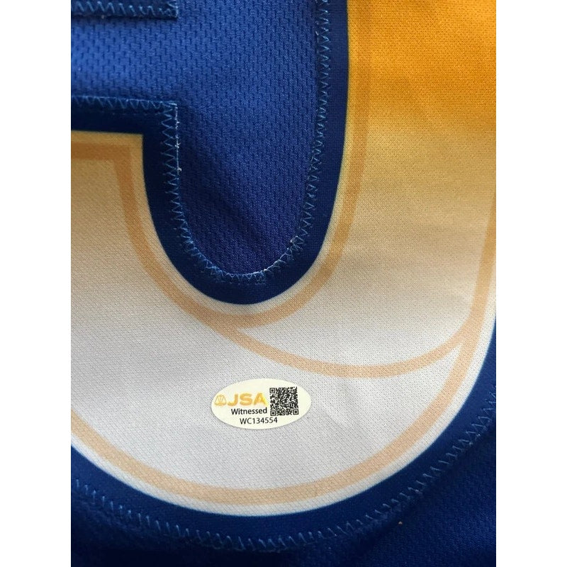 Autographed Braden Fiske Rams Jersey w/COA XL