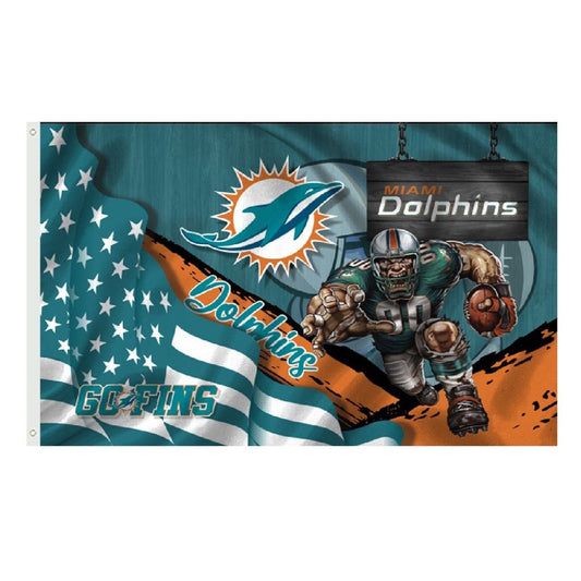 Miami Dolphins Sports NFL Flag