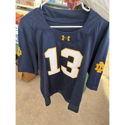 #13 College Football Jersey NWT Youth M - Stitched