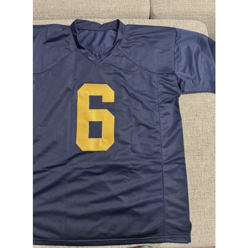 Autographed Tyrone Wheatley College Jersey w/Beckett COA XL
